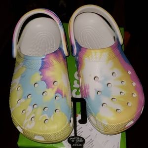 Tie Dye Crocs